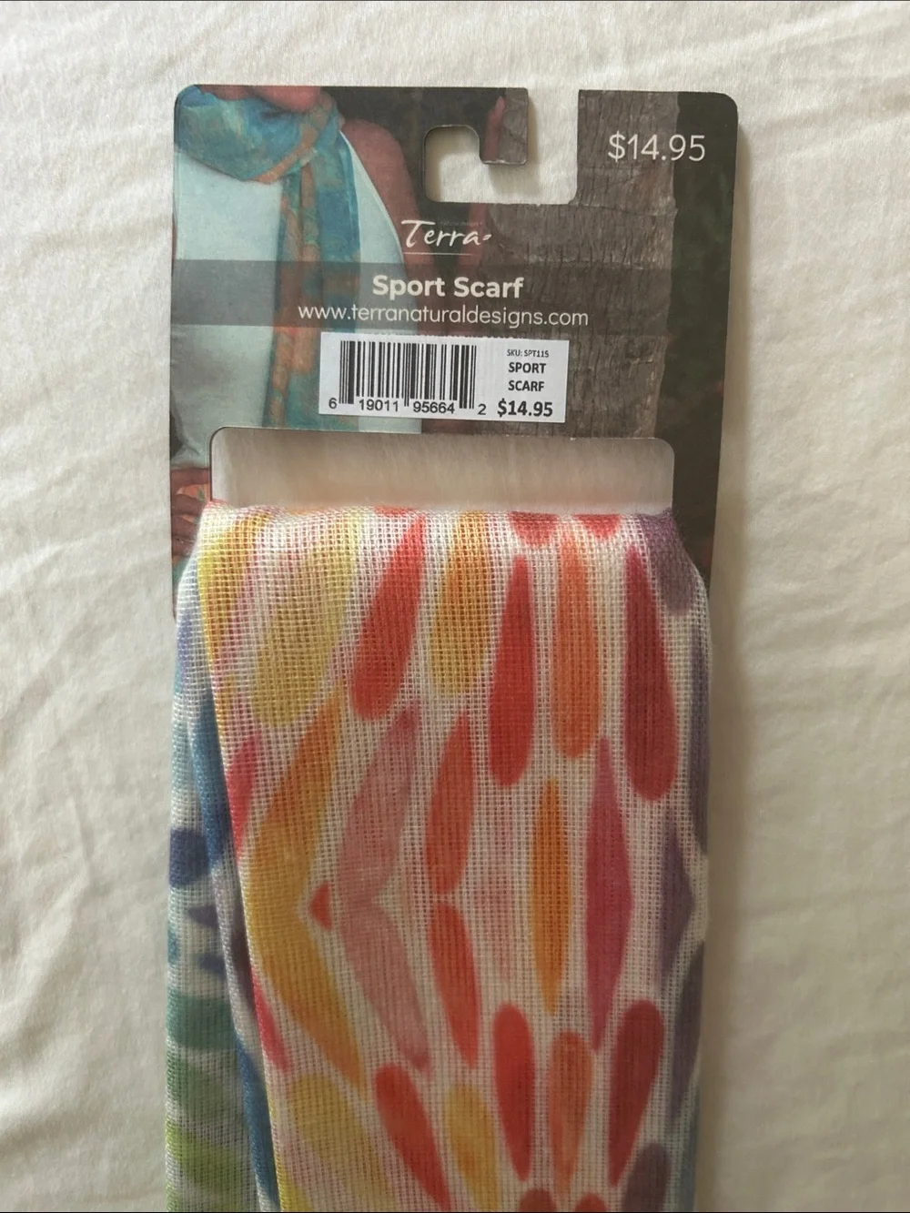Terra Natural Designs Handmade Sport Scarf NWT